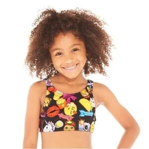 Terez Girls Emoji Collection Pullover Swim Top 12 NEW